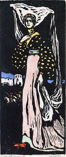 A Noite - Grande Resumo (Wassily Kandinsky) - Reprodução com Qualidade Museu