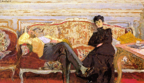 M. e Mme Feydeau em um sofá - Replicarte