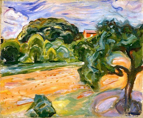 Verão em Ekely (Edvard Munch) - Reprodução com Qualidade Museu