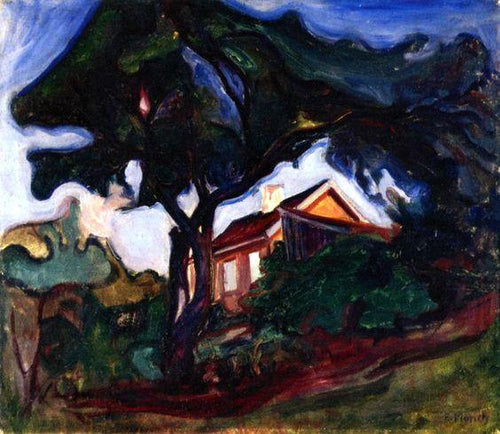A macieira (Edvard Munch) - Reprodução com Qualidade Museu