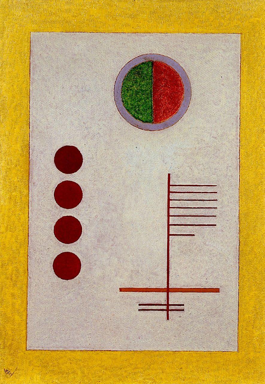 Inflexível (Wassily Kandinsky) - Reprodução com Qualidade Museu