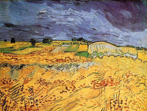 Os campos (Vincent Van Gogh) - Reprodução com Qualidade Museu