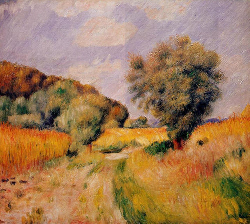 Campos de trigo (Pierre-Auguste Renoir) - Reprodução com Qualidade Museu