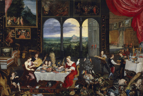 Audição (Peter Paul Rubens) - Reprodução com Qualidade Museu