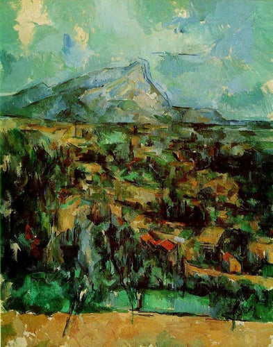 Mont Sainte Victoire (Paul Cézanne) - Reprodução com Qualidade Museu