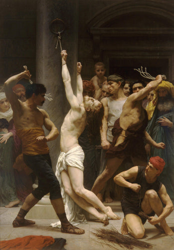 Flagelação de Nosso Senhor Jesus Cristo (William-Adolphe Bouguereau) - Reprodução com Qualidade Museu