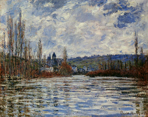 Inundação do Sena em Vetheuil (Claude Monet) - Reprodução com Qualidade Museu