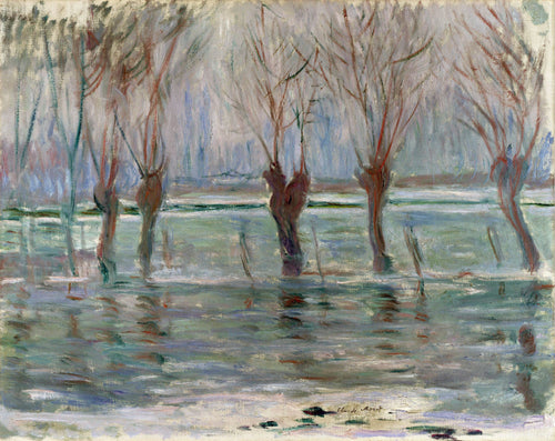 Águas da Inundação (Claude Monet) - Reprodução com Qualidade Museu