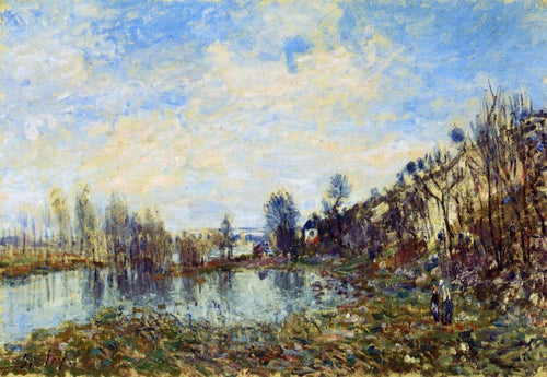 Campo Inundado (Alfred Sisley) - Reprodução com Qualidade Museu
