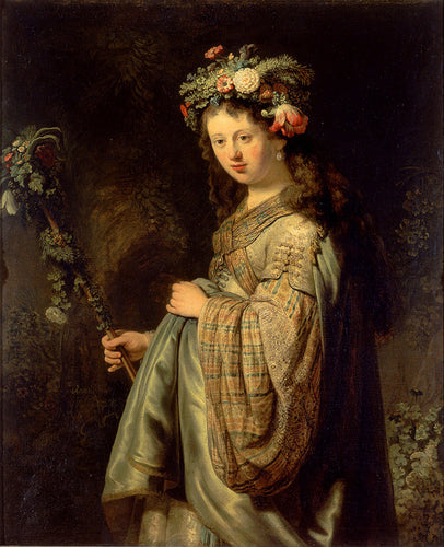 Flora (Rembrandt) - Reprodução com Qualidade Museu