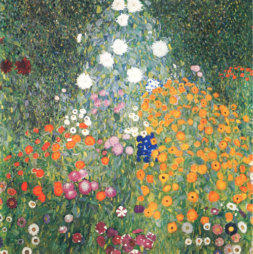 Jardim de flores (Gustav Klimt) - Reprodução com Qualidade Museu