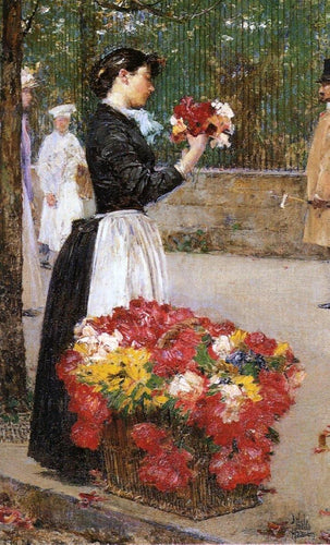 Florista (Childe Hassam) - Reprodução com Qualidade Museu