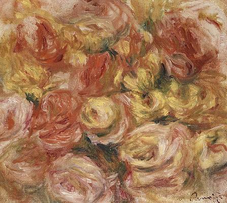 Estudo De Flores (Pierre-Auguste Renoir) - Reprodução com Qualidade Museu
