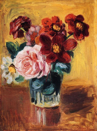 Flores em um vaso (Pierre-Auguste Renoir) - Reprodução com Qualidade Museu