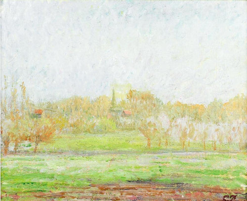 Nevoeiro em Eragny (Camille Pissarro) - Reprodução com Qualidade Museu