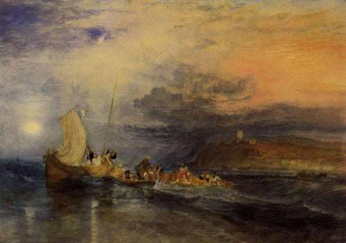 Folkestone do mar (Joseph Mallord William Turner) - Reprodução com Qualidade Museu