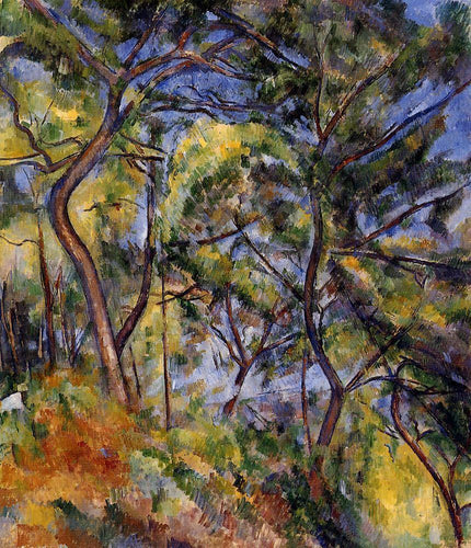 floresta (Paul Cézanne) - Reprodução com Qualidade Museu