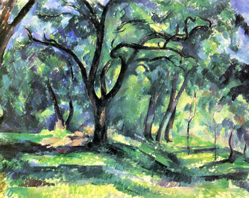 floresta (Paul Cézanne) - Reprodução com Qualidade Museu