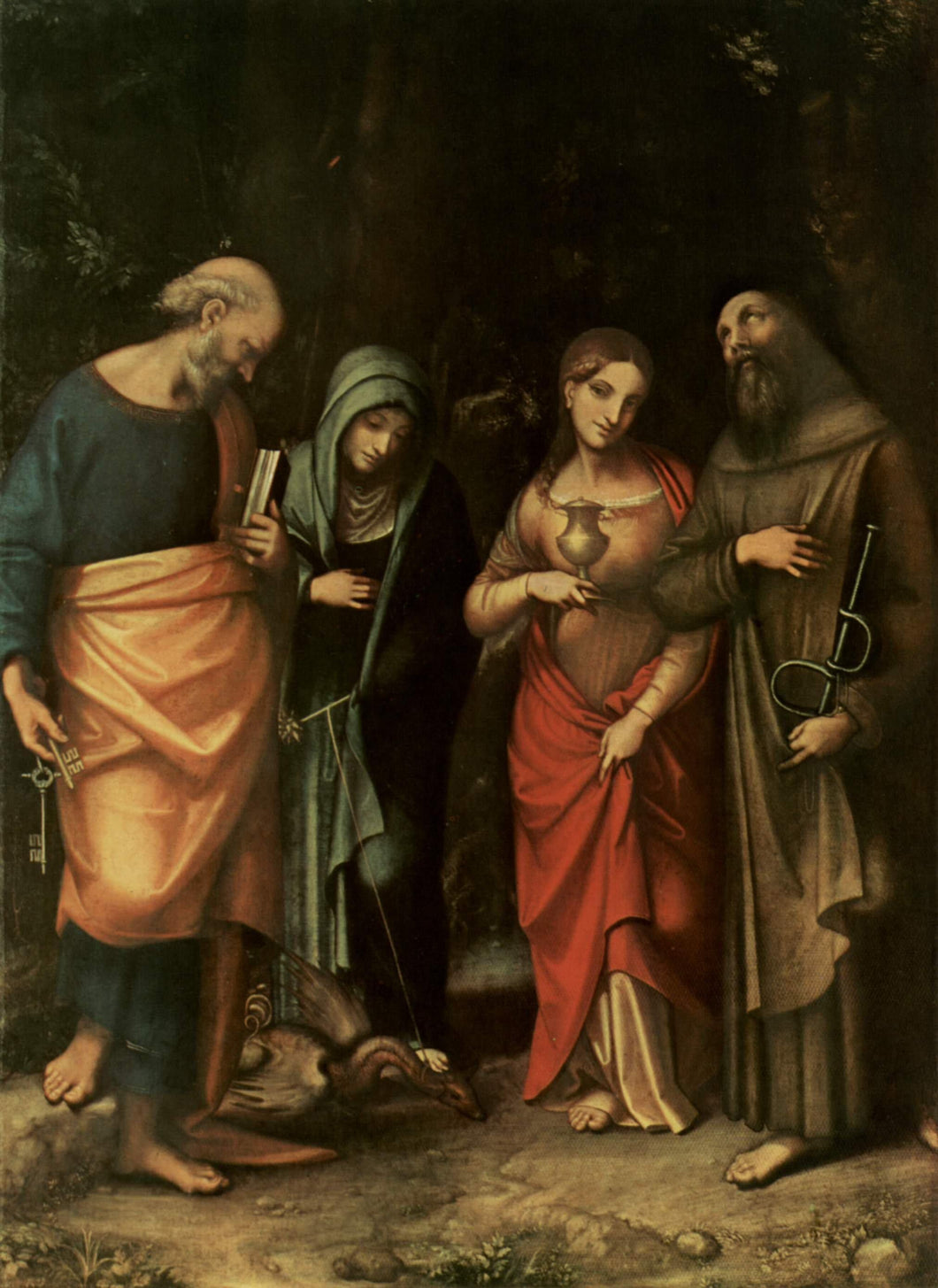 Santos Pedro, Marta, Maria Madalena e Leonard - Replicarte