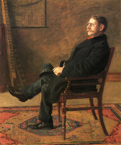 Frank Jay St. John (Thomas Eakins) - Reprodução com Qualidade Museu