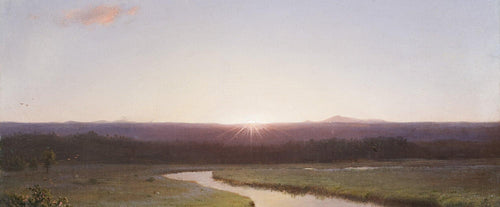 O sol nascente (Frederic Edwin Church) - Reprodução com Qualidade Museu