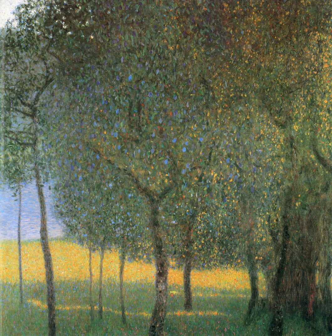 Árvores frutiferas (Gustav Klimt) - Reprodução com Qualidade Museu