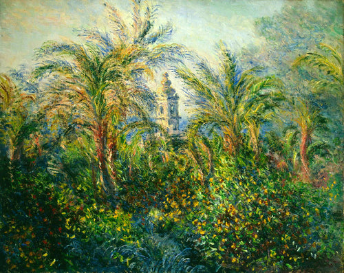 Jardim em Bordighera, impressão da manhã (Claude Monet) - Reprodução com Qualidade Museu