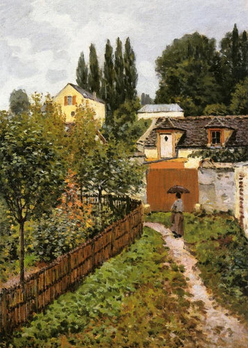 Caminho do jardim em Louveciennes (Alfred Sisley) - Reprodução com Qualidade Museu