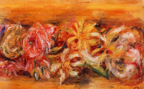 Guirlanda de flores (Pierre-Auguste Renoir) - Reprodução com Qualidade Museu