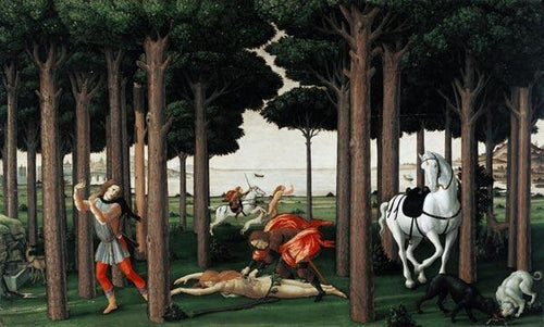A história de Nastagio Degli Onesti - segundo episódio (Sandro Botticelli) - Reprodução com Qualidade Museu