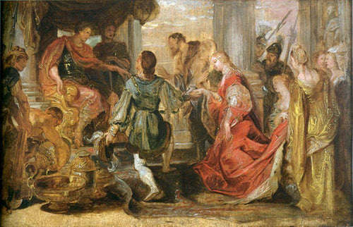 Generosidade de Cipião (Peter Paul Rubens) - Reprodução com Qualidade Museu