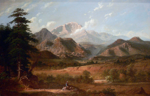 Vista do Pikes Peak (George Caleb Bingham) - Reprodução com Qualidade Museu