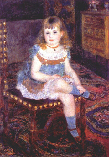 Georgette Charpentier sentado (Pierre-Auguste Renoir) - Reprodução com Qualidade Museu