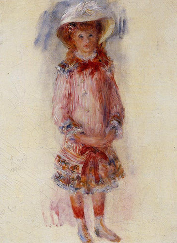 Georgette Charpentier Standing (Pierre-Auguste Renoir) - Reprodução com Qualidade Museu