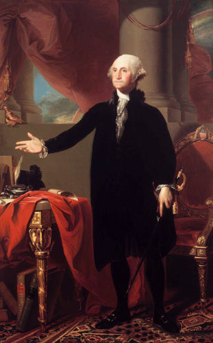 George Washington (Gilbert Stuart) - Reprodução com Qualidade Museu