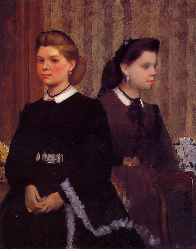 Giovanna e Giulia Bellelli (Edgar Degas) - Reprodução com Qualidade Museu