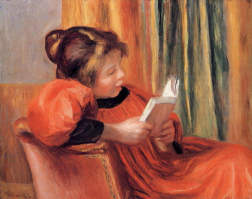 Leitura de menina (Pierre-Auguste Renoir) - Reprodução com Qualidade Museu