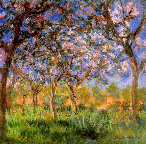 Giverny na primavera (Claude Monet) - Reprodução com Qualidade Museu