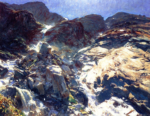 Riachos Glaciares (John Singer Sargent) - Reprodução com Qualidade Museu