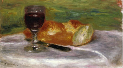 Copo de vinho (Pierre-Auguste Renoir) - Reprodução com Qualidade Museu