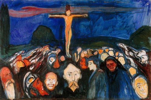 Gólgota (Edvard Munch) - Reprodução com Qualidade Museu