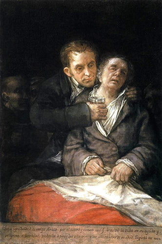 Goya atendido pela doutora Arrieta