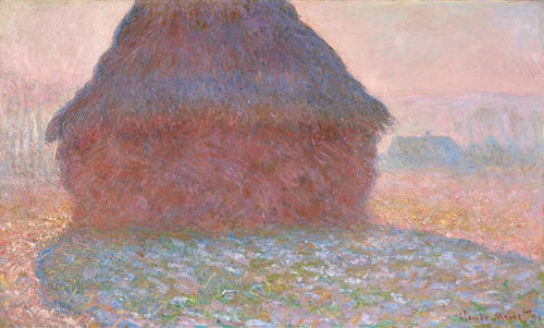 Grainstack Under The Sun (Claude Monet) - Reprodução com Qualidade Museu