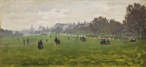 Green Park em Londres (Claude Monet) - Reprodução com Qualidade Museu