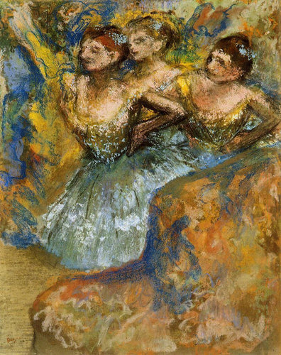 Grupo de dançarinos (Edgar Degas) - Reprodução com Qualidade Museu