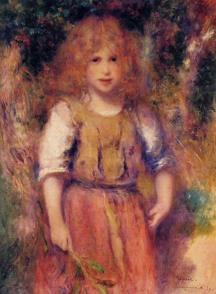 Menina cigana (Pierre-Auguste Renoir) - Reprodução com Qualidade Museu