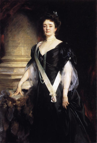 Sua Alteza Real a duquesa de Connaught e Strathearn - Princesa Louisa Margaret Alexandra Victoria Agnes da Prússia (John Singer Sargent) - Reprodução com Qualidade Museu