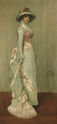 Harmonia em rosa e cinza, Lady Meux (James Abbott McNeill Whistler) - Reprodução com Qualidade Museu