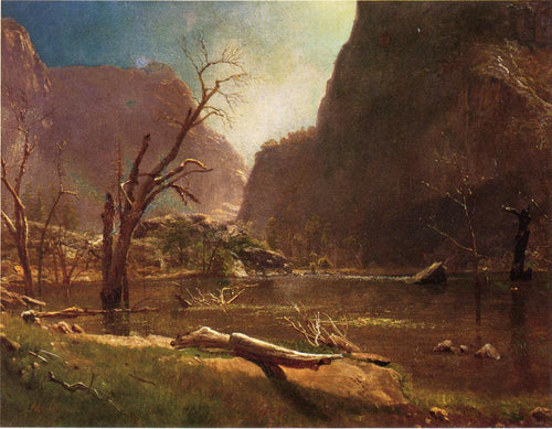 Hatch-Hatchy Valley, Califórnia (Albert Bierstadt) - Reprodução com Qualidade Museu