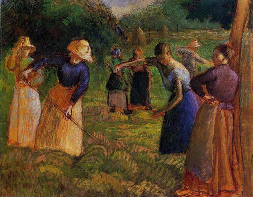 Feno em Eragny (Camille Pissarro) - Reprodução com Qualidade Museu